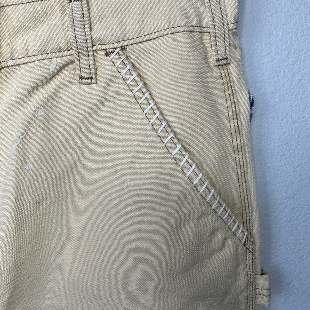New Tricia Fix Exclusive Carhartt Reworked Pants 17” Waist Kantha Embroidered - Picture 3 of 11